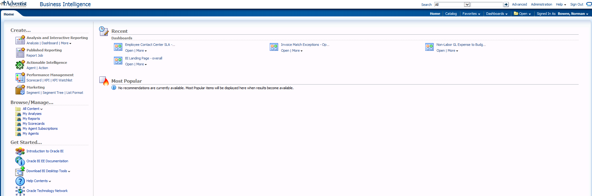 Whats_new_OBIEE12c_OBIEE_11g_HomePage