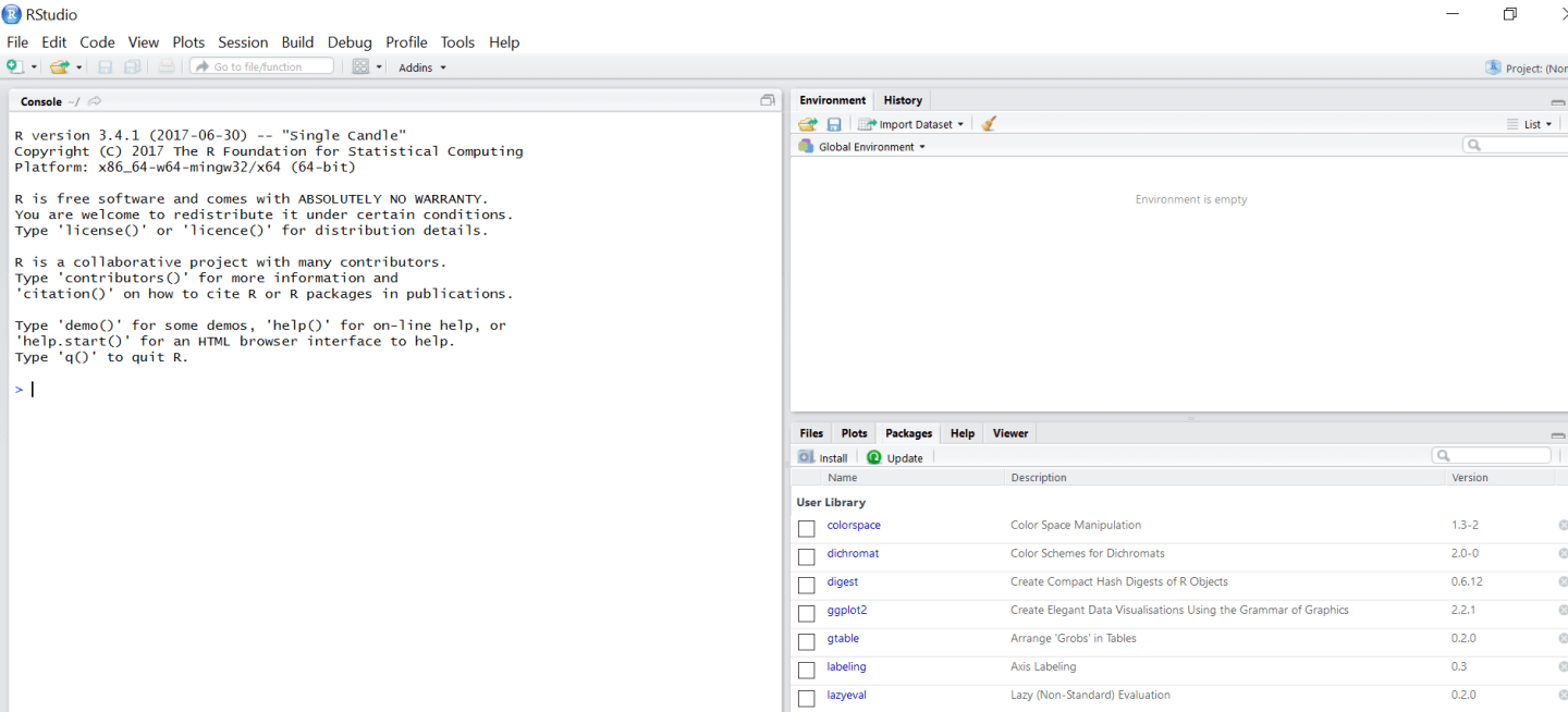 Exploring the RStudio Interface – The Data Community