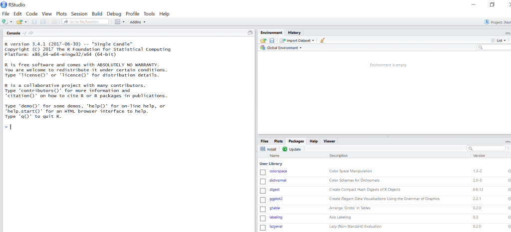 Exploring the RStudio Interface – The Data Community