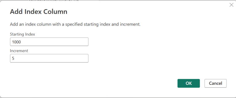 Index Column Models How to create an Index column or ID column in Power BI – The Data Community